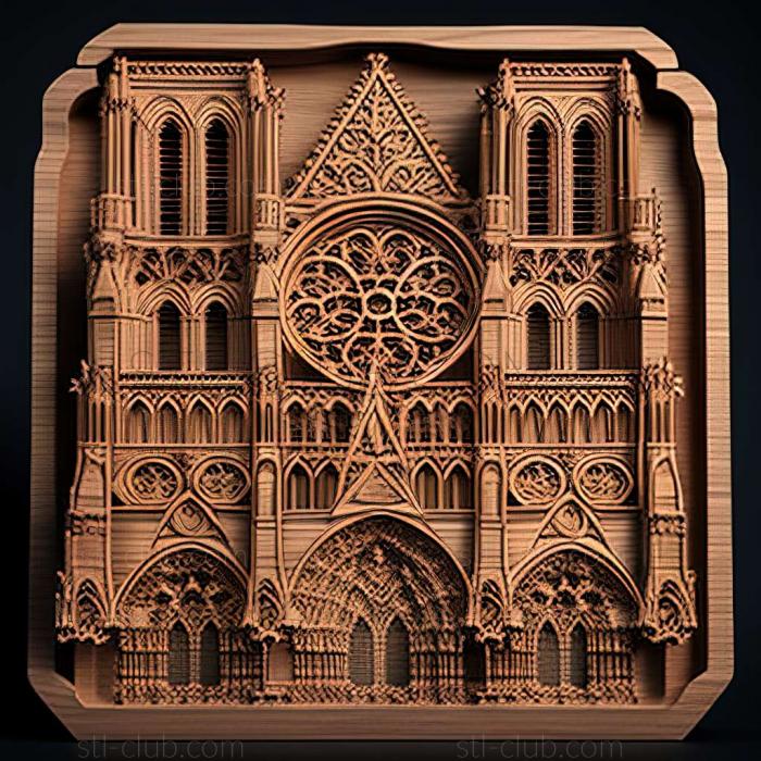 3D model notre dame (STL)